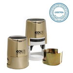 Оснастка для круглой печати Colop Printer R40 с крышкой, gold
