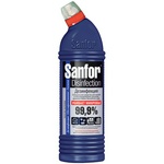 Чистящее средство для сантехники Sanfor "Desinfection" 15792, гель с хлором, 750 мл