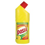 Чистящее средство 750 мл, DOSIA (Дося) "Лимон", для сантехники, дезинфицирующий и отбеливающий эффек…