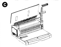 Инструкция по использованию брошюровщика. C