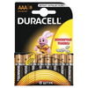 Батарейки Duracell ААА LR03, MN2400, алкалиновые, 8 шт ...