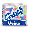Полотенца бумажные Veiro Colibri 3-слойные, белые с гол ...