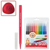 Фломастеры Koh-I-Noor Brush, трехгранные, кистевой нако ...
