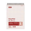Блокнот Clear Pad, А5, 80 листов, спираль, без линовки, ...