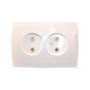 Розетка Елизавета двойная, РС10-409, белая ...