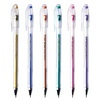 Набор гелевых ручек Crown HJR-500GSM, 6 цветов, 0.5 мм, ...
