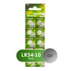 Батарейки GP LR54 189-BC10 1.5V Alk. 10 шт упак ...