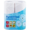 Полотенца бумажные в рулонах OfficeClean, 2-слойные, бе ...
