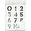 Трафарет Unibob "Цифры" 67210, 30х40 см ...