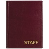 Телефонная книжка STAFF 120927, ПВХ, на евроспирали, А5 ...