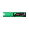 Маркер меловой Uni Chalk PWE-8K, 8 мм, флуоресцентно-зе ...