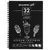 Скетчбук BRAUBERG ART CLASSIC 128952, черная бумага 120 ...