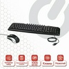 Набор проводной SONNEN KB-S110, USB, клавиатура 116 кла ...