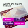 Альбом для акрила и масла, 300 г/м2, 270х390 мм, 10 лис ...