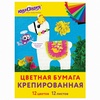 Набор крепированной бумаги, А4, 12 листов, 12 цветов, в ...