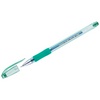 Ручка гелевая Crown "Hi-Jell Needle Grip" зел ...