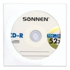 Диск CD-R SONNEN, 700 Mb, 52x, бумажный конверт (1 штук ...