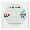 Диск DVD-R SONNEN, 4,7 Gb, 16x, бумажный конверт (1 шту ...