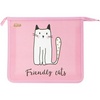 Папка для тетрадей №1School Friendly cats, А5, на молн. ...