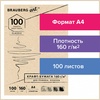 Крафт-бумага для графики, эскизов А4(210х297мм), 160г/м ...