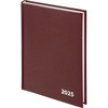 Ежедневник датированный 2025 А5, 160л, бумвинил бордо ...