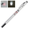 Указка лазерная, радиус 200 м, красный луч, LED-фонарь, ...
