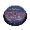 Диск DVD+R 16x 4.7Gb CakeBox Verbatim 43498 0804-03 10  ...