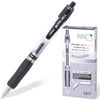 Ручка гелевая Crown AJ-5000R черная, автоматическая, с  ...
