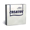 Салфетки сервировочные Aster Creative, белые, 3-слойные ...