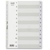 Разделитель листов ЦИФРЫ 1-12 Bantex 6211 пластик, форм ...