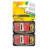 Клейкие закладки Post-it 680-RD2, пластиковые 1 цвет по ...