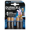 Батарейки Duracell Turbo Max Alkaline LR6 MX1500 BP4 A3 ...