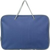 Папка на молнии с ручками офисная А4 синяя, нейлон 85-4 ...