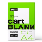 Бумага для цветной лазерной печати А4, ПЛОТНАЯ 200 г/м2, 200 л., CARTBLANK DIGI, 145% (CIE)