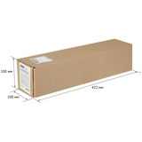 Бумага широкоформатная OfficeSpace, 420мм*45,7м, 80 г/м&sup2;, вт. 50,8 мм, для плоттеров