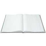 Книга учета OfficeSpace, А4, 96 л, клетка, бумвинил, цвет черный, блок офсетный