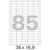Этикетки самоклеящиеся Mega Label А4 38х16,9 мм, 70 г/м&sup2; 85 шт. на листе 100 л