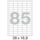 Этикетки самоклеящиеся Mega Label А4 38х16,9 мм, 70 г/м&sup2; 85 шт. на листе 100 л