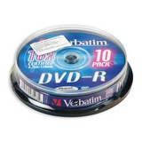 Диск DVD-R 16x 4.7Gb CakeBox Verbatim 43523 0812-02 10 шт