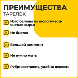 Тарелка одноразовая бумажная 180 мм, КОМПЛЕКТ 100 шт., БЮДЖЕТ, белая мелованная, LAIMA, 608083