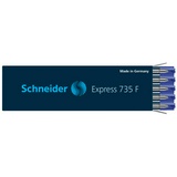 Стержень шариковый Schneider Express 735 F 7353, ISO G2, синий, 98 мм, 0.4 мм