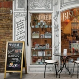 Доска-штендер магнитно-маркерная и для мела BRAUBERG 236156, двусторонняя, 45х104 см, черная/белая