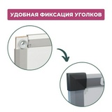 Доска магнитно-маркерная 90&times;120 см лаковое покрытие Attache Economy Ultra Black