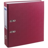Папка-регистратор OfficeSpace 162576, 70мм, бумвинил, с карманом на корешке, бордовая