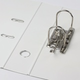 Папка-регистратор BRAUBERG 222651, с двухсторонним покрытием из ПВХ, 70 мм, белая