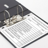 Папка-регистратор формат А5, 70 мм, вертикальная, покрытие ПВХ, черная, BRAUBERG, 223188