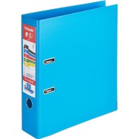 Папка-регистратор Esselte Standart Plus 81185 цветной ПВХ, А4+, 80мм, синяя.