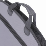 Папка-портфель пластиковая BRAUBERG А4+ 228685, (375х305х60 мм), 4 отделения, 2 кармана, серая