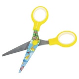 Ножницы BRAUBERG &quot;Kid Series&quot;, 130 мм, жёлтые, с цветной печатью &quot;Жирафы&quot;, закругленные, 232269