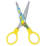 Ножницы BRAUBERG &quot;Kid Series&quot;, 130 мм, жёлтые, с цветной печатью &quot;Жирафы&quot;, закругленные, 232269